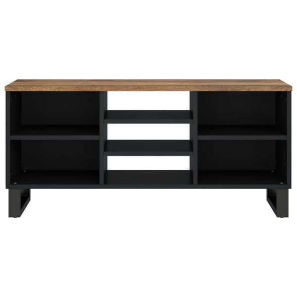 vidaXL TV-benk 100x33x46 cm heltre mango og konstruert tre