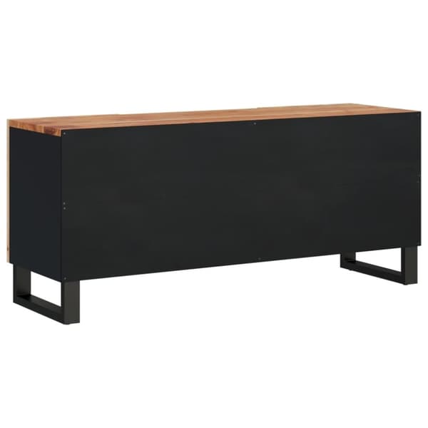 vidaXL tv-bord 105x33,5x46 cm massivt akacietræ og konstrueret træ