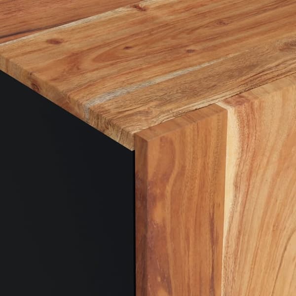 vidaXL tv-bord 105x33,5x46 cm massivt akacietræ og konstrueret træ