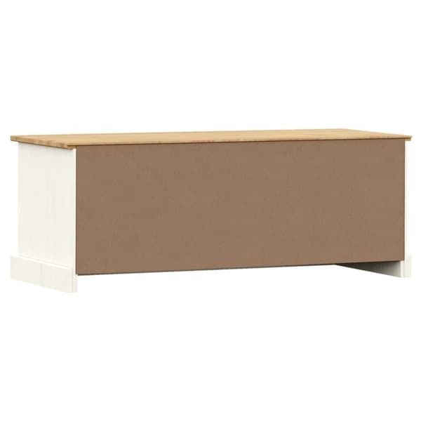 vidaXL TV-benk VIGO hvit 106x40x40 cm heltre furu