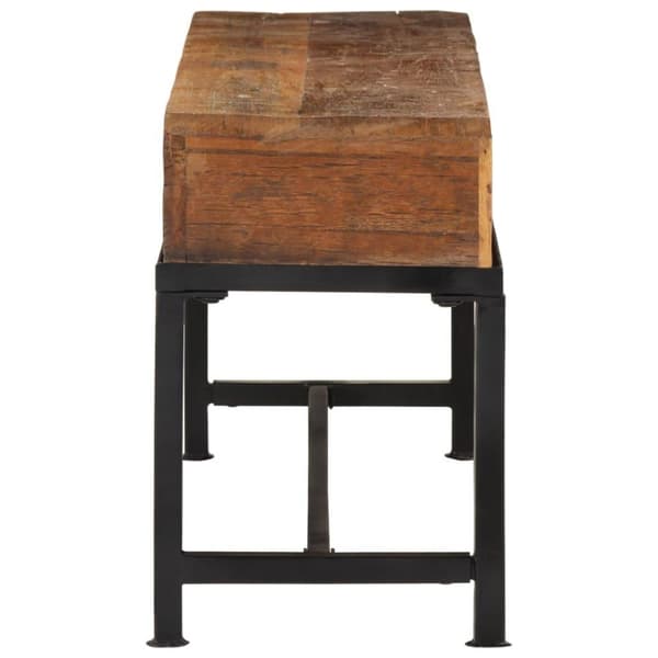 vidaXL tv-bord 110x30x46 cm massivt genbrugstræ
