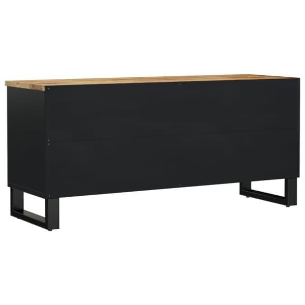 vidaXL TV-benk 100x33x46 cm heltre mango og konstruert tre