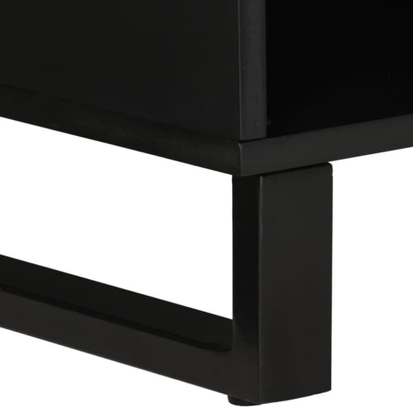 vidaXL TV-benk 100x33x46 cm heltre mango og konstruert tre