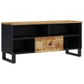Miniatyrbilde 9 av 11: vidaXL TV-benk 100x33x46 cm heltre mango og konstruert tre