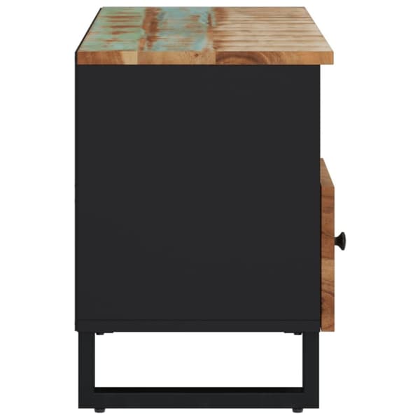 vidaXL Tv-bänk 100x33x46 cm massivt återvunnet och konstruerat trä