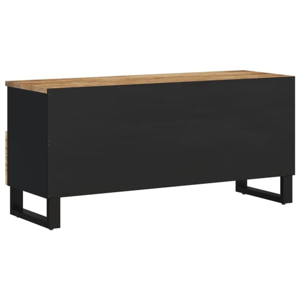 vidaXL TV-taso 100x33x46 cm täysi mangopuu ja tekninen puu
