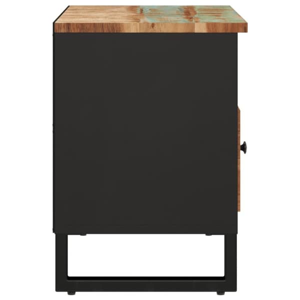 vidaXL TV-taso 80x33x46 cm kierrätetty täyspuu ja tekninen puu