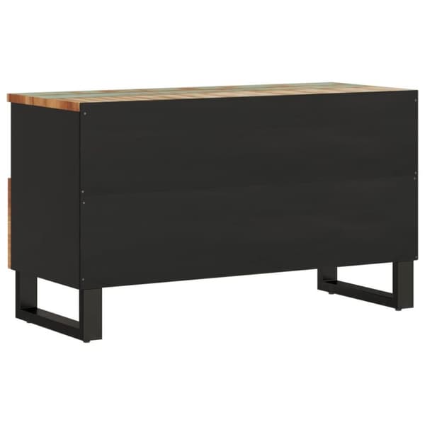 vidaXL TV-taso 80x33x46 cm kierrätetty täyspuu ja tekninen puu