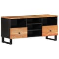 Miniatyrbilde 1 av 11: vidaXL TV-benk 100x33x46 cm heltre akasie og konstruert tre
