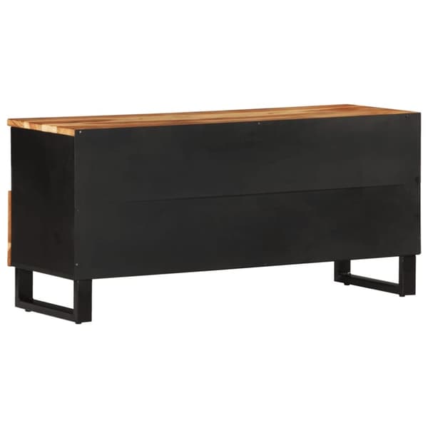 vidaXL TV-taso 100x33x46 cm täysi akasiapuu ja tekninen puu