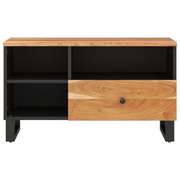 vidaXL TV-benk 80x33x46 cm heltre akasie og konstruert tre