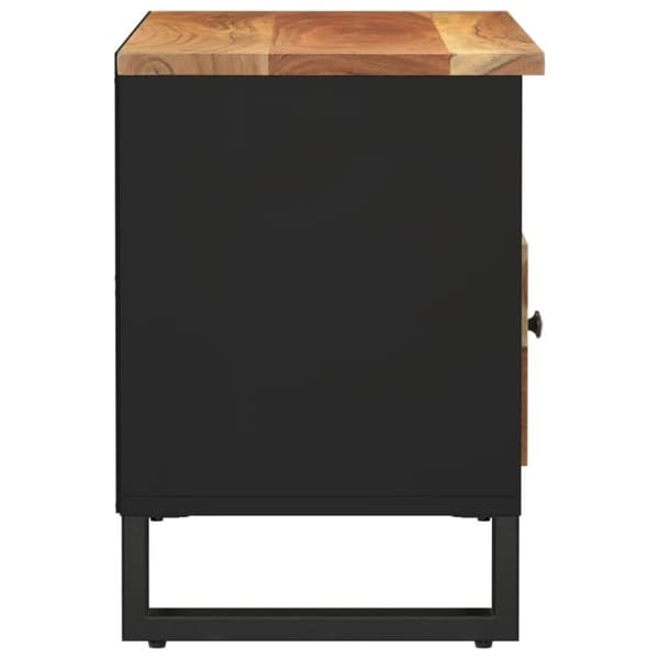 vidaXL TV-benk 80x33x46 cm heltre akasie og konstruert tre