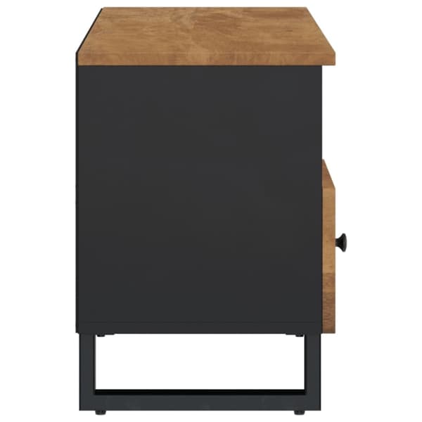 vidaXL tv-bord 100x33x46 cm massivt mangotræ og konstrueret træ