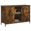 Miniatyrbillede 2 af 11: vidaXL tv-bord 100x35x65 cm konstrueret træ røget egetræsfarve