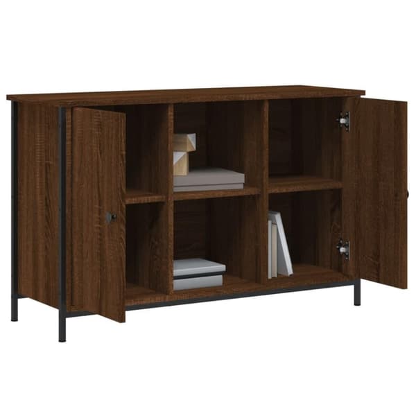 vidaXL TV-benk sonoma eik 100x35x65 cm konstruert tre
