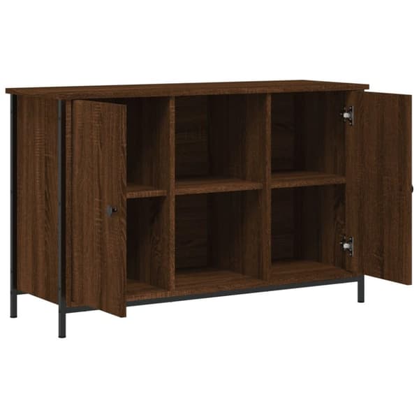 vidaXL TV-benk sonoma eik 100x35x65 cm konstruert tre