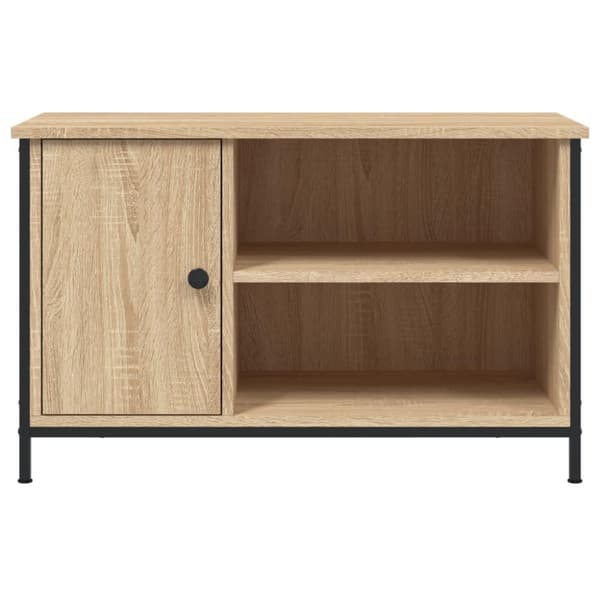 vidaXL Tv-bänk sonoma-ek 80x40x50 cm konstruerat trä
