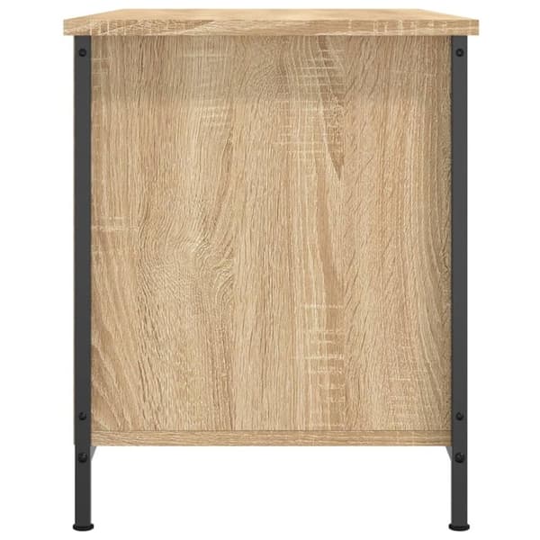 vidaXL Tv-bänk sonoma-ek 80x40x50 cm konstruerat trä