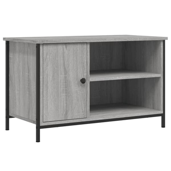 vidaXL tv-bord 80x40x50 cm konstrueret træ grå sonoma-eg