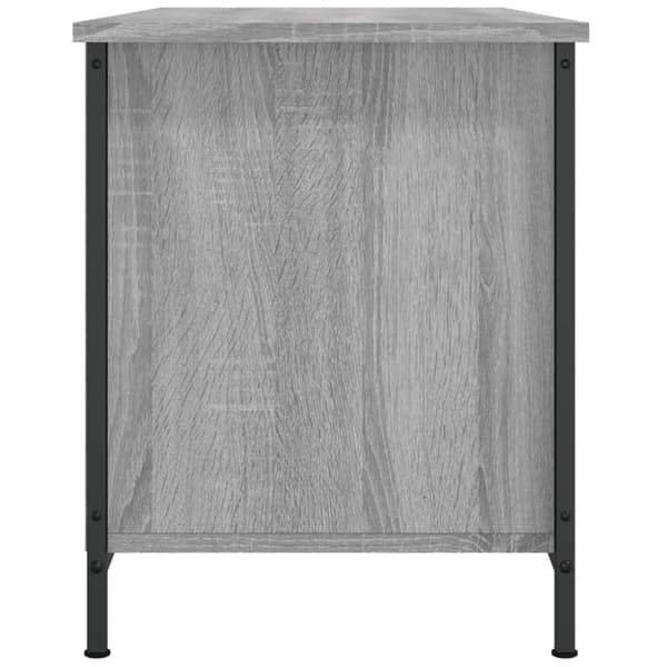 vidaXL TV-benk grå sonoma 100x40x50 cm konstruert tre