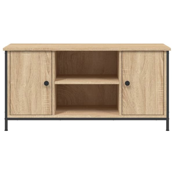 vidaXL TV-benk sonoma eik 100x40x50 cm konstruert tre