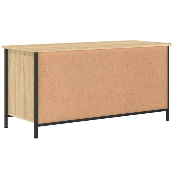 vidaXL TV-benk sonoma eik 100x40x50 cm konstruert tre