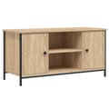Miniatyrbilde 2 av 11: vidaXL TV-benk sonoma eik 100x40x50 cm konstruert tre