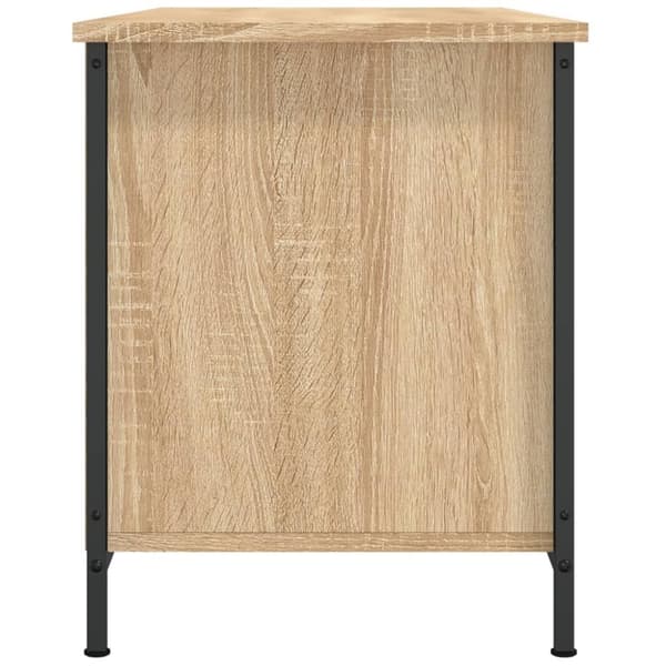 vidaXL tv-bord 100x40x50 cm konstrueret træ sonoma-eg