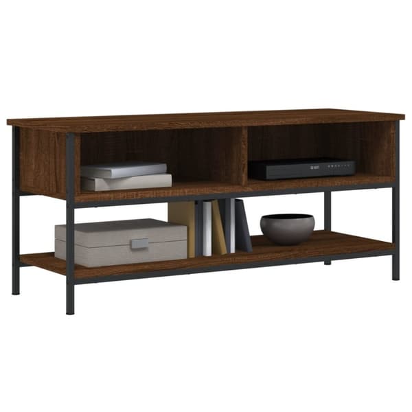 vidaXL TV-benk sonoma eik 100x35x45 cm konstruert tre