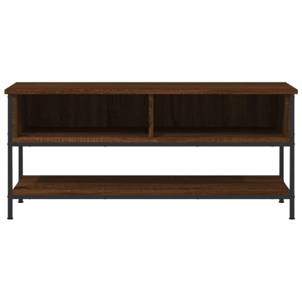 vidaXL TV-benk sonoma eik 100x35x45 cm konstruert tre