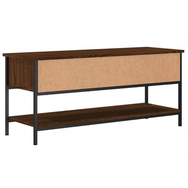 vidaXL TV-benk sonoma eik 100x35x45 cm konstruert tre
