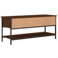 Pikkukuva 6 / 10: vidaXL TV-taso ruskea tammi 100x35x45 cm tekninen puu