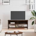 Pikkukuva 2 / 10: vidaXL TV-taso ruskea tammi 100x35x45 cm tekninen puu