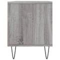 Miniatyrbilde 6 av 11: vidaXL TV-benk grå sonoma 100x34,5x44,5 cm konstruert tre