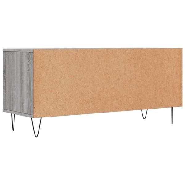 vidaXL TV-benk grå sonoma 100x34,5x44,5 cm konstruert tre