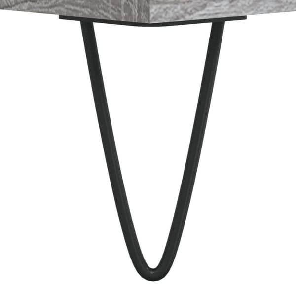 vidaXL TV-benk grå sonoma 100x34,5x44,5 cm konstruert tre