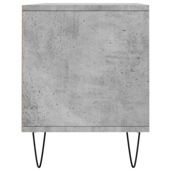 vidaXL TV-benk betonggrå 100x34,5x44,5 cm konstruert tre