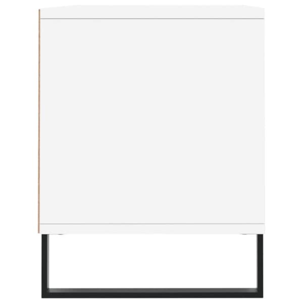 vidaXL TV-benk hvit 100x34,5x44,5 cm konstruert tre