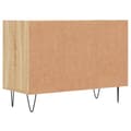 Miniatyrbilde 5 av 10: vidaXL TV-benk sonoma eik 69,5x30x50 cm konstruert tre
