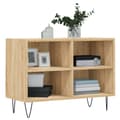 Miniatyrbilde 2 av 10: vidaXL TV-benk sonoma eik 69,5x30x50 cm konstruert tre