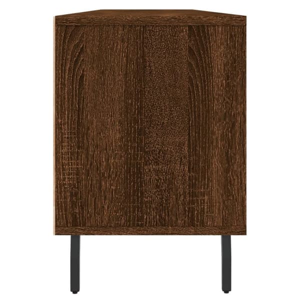 vidaXL Tv-bänk brun ek 150x30x44,5 cm konstruerat trä