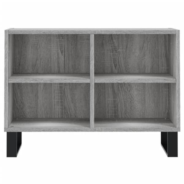 vidaXL tv-bord 69,5x30x50 cm konstrueret træ grå sonoma-eg