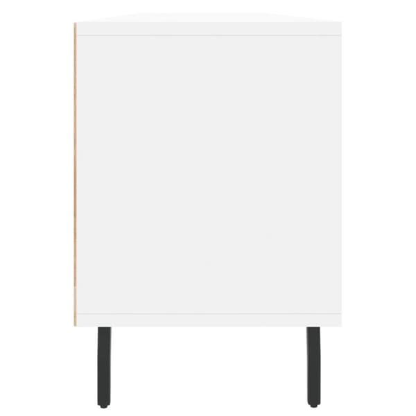 vidaXL TV-benk hvit 150x30x44,5 cm konstruert tre