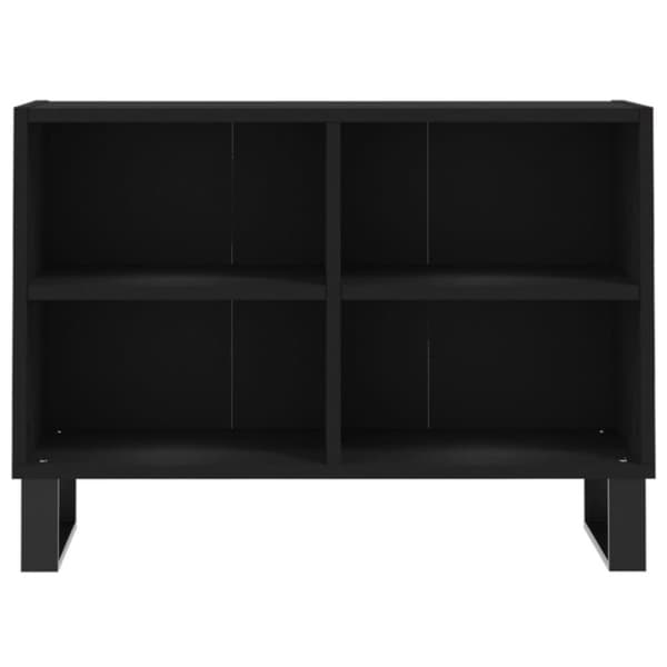 vidaXL TV-benk svart 69,5x30x50 cm konstruert tre