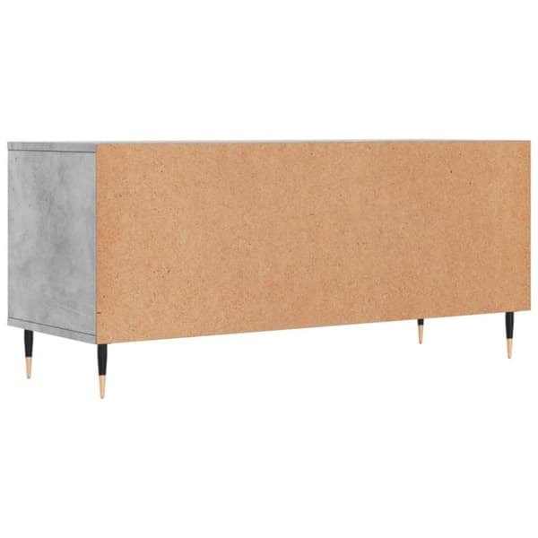 vidaXL TV-taso betoninharmaa 100x34,5x44,5 cm tekninen puu
