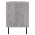 Miniatyrbilde 6 av 11: vidaXL TV-benk grå sonoma 150x30x44,5 cm konstruert tre