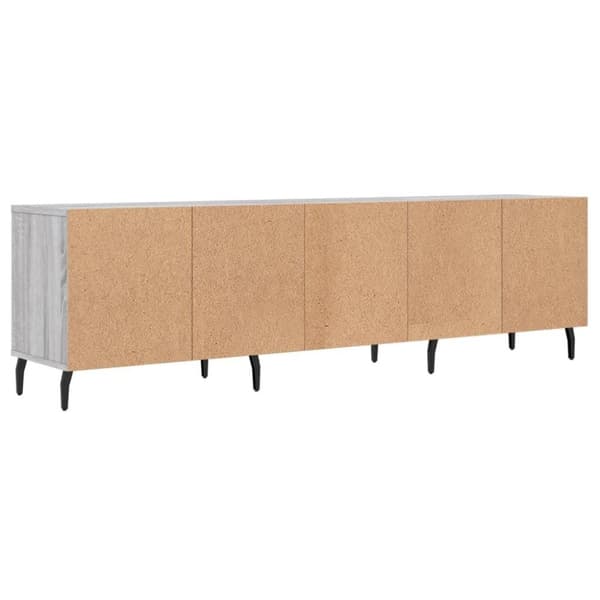 vidaXL TV-benk grå sonoma 150x30x44,5 cm konstruert tre