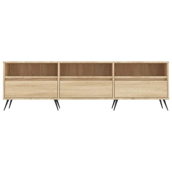 vidaXL TV-benk sonoma eik 150x30x44,5 cm konstruert tre