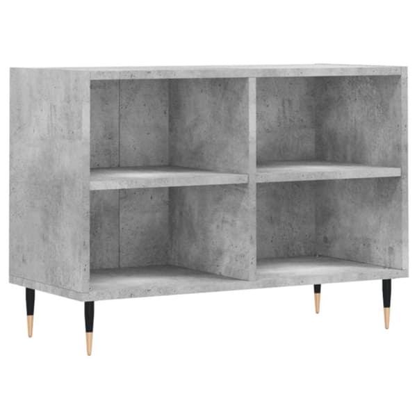 vidaXL TV-taso betoninharmaa 69,5x30x50 cm tekninen puu