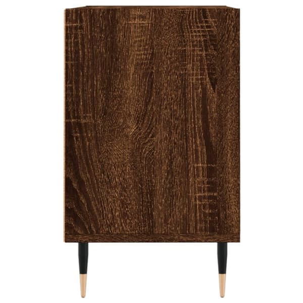vidaXL TV-benk brun eik 69,5x30x50 cm konstruert tre